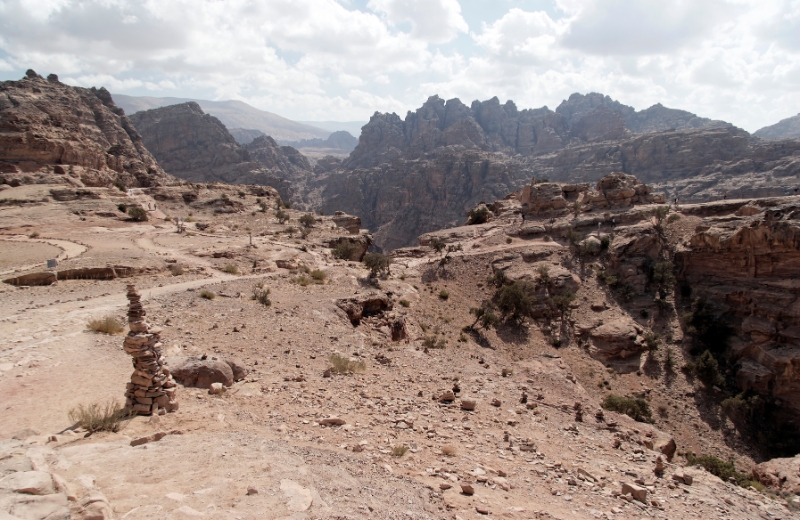 Trail marker, Petra (Wadi Musa) Jordan 1.jpg